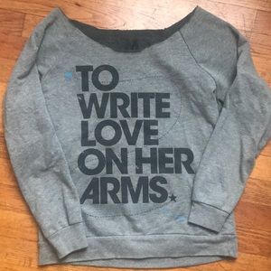 To Write Love On Her Arms sweater